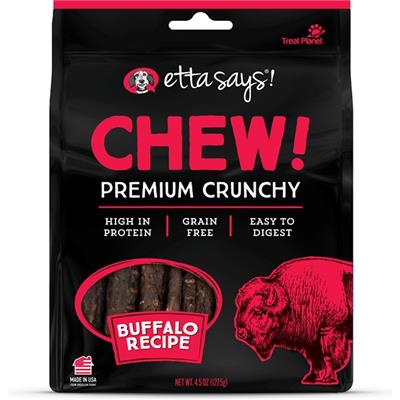 Etta Says Chew! Premium Crunchy Buffalo Chew, Wt 4.5Oz