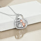 Sterling Silver Keepsake Dog  Lover Memorial Pendant Necklace Gifts