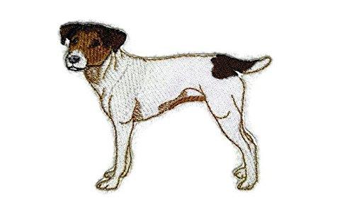 Jack Russell Terrier Embroidery Iron On/Sew Patch [4.5" x 4"]