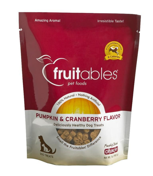 Fruitables Pumpkin & Cranberry Mix Dog Treats (8x7 Oz)