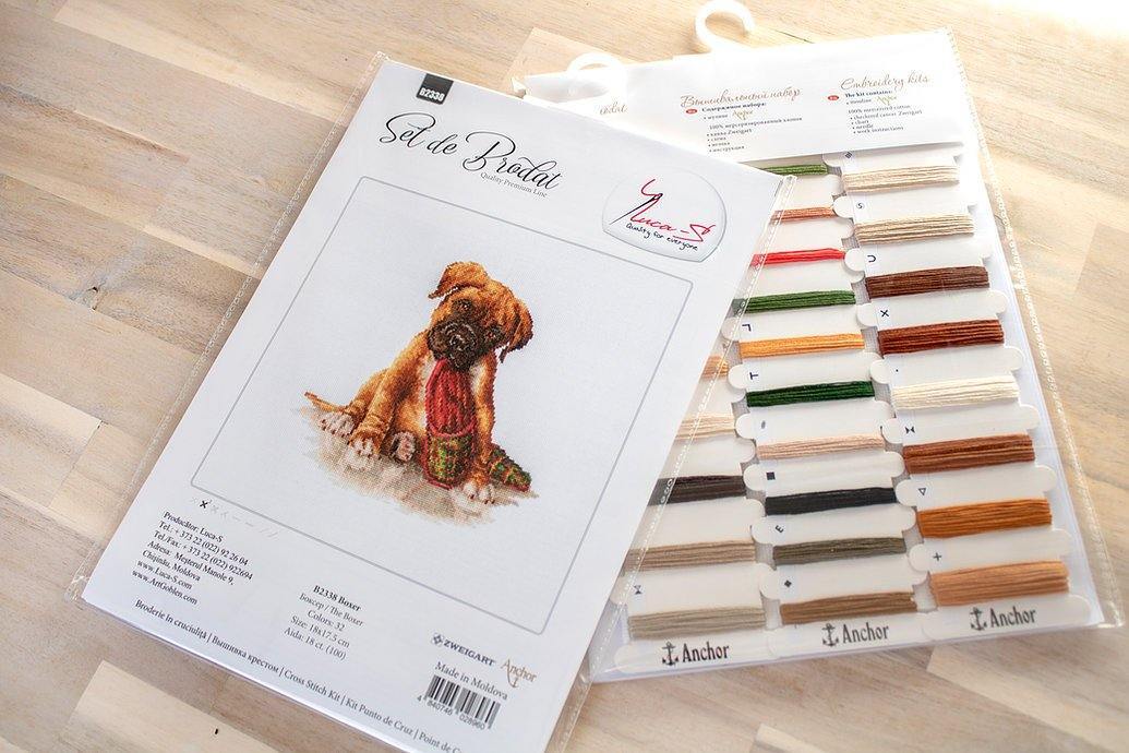 The Boxer B2338L Counted Cross-Stitch Kit