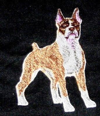 Custom Dog Portraits [Boxer] Embroidery Iron On/Sew patch [2.5" x