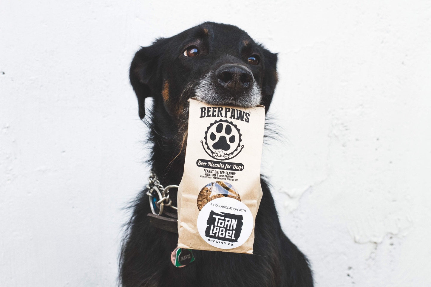 Original Beer Paws Peanut Butter Flavor Beer Biscuits Craft Beer