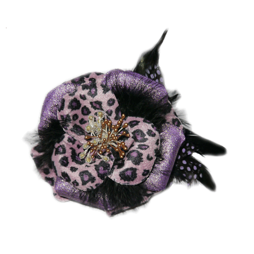 Julia Collar Flower - Purple