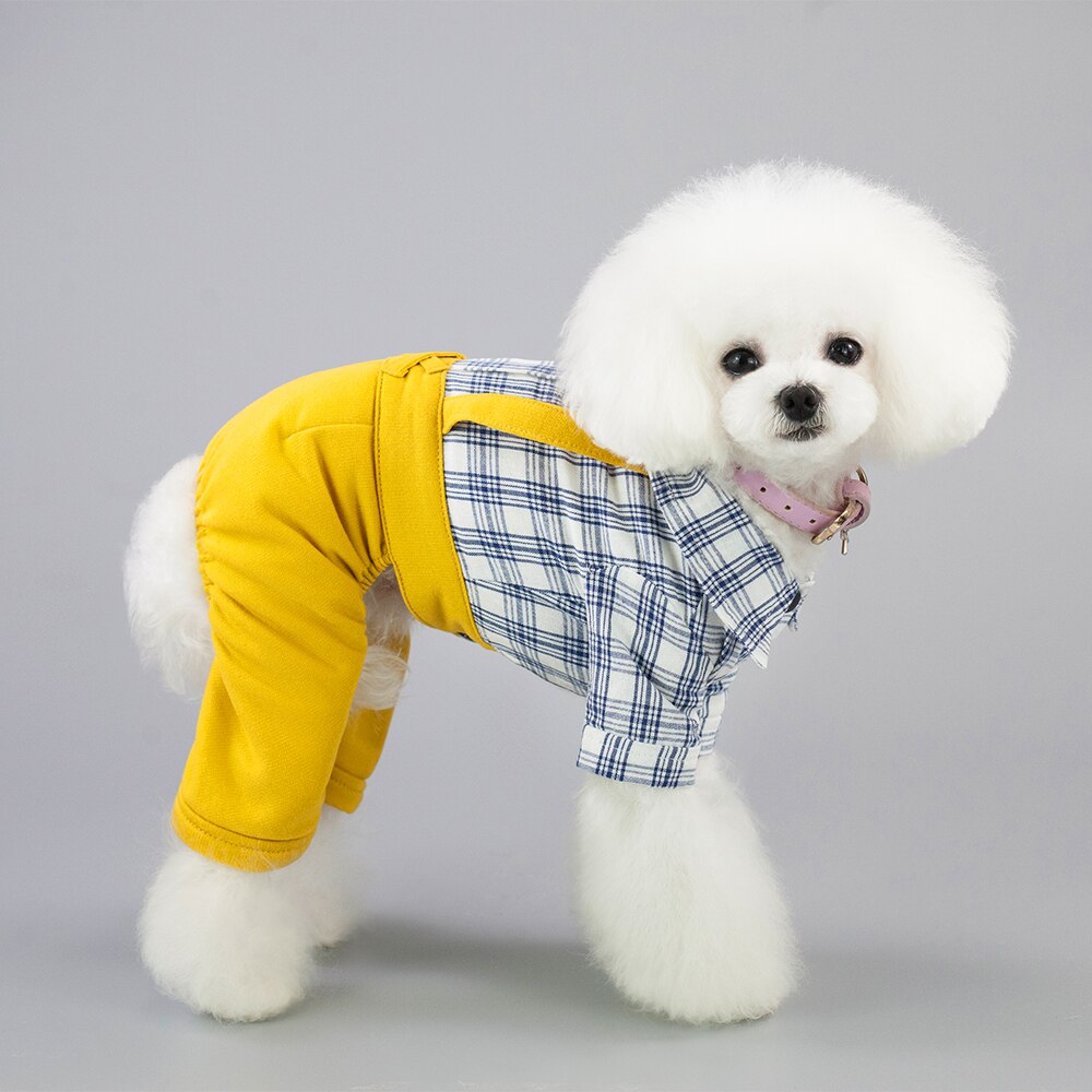 Cool Dog Clothes Bow Dog Jumpsuit Romper Pet