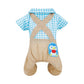 Cool Dog Clothes Bow Dog Jumpsuit Romper Pet