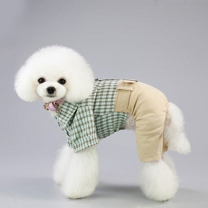 Cool Dog Clothes Bow Dog Jumpsuit Romper Pet