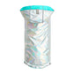 Reversible Raincoat - Neon Aqua with Iridescent
