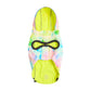 Reversible Raincoat - Neon Yellow with Tie Dye