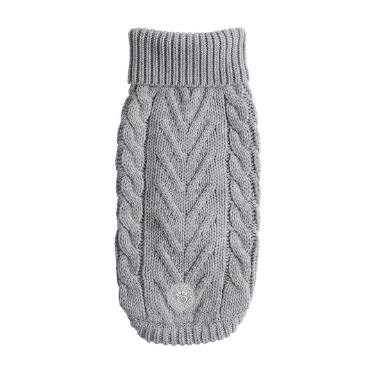 Chalet Dog Sweater - Grey