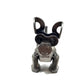 Scrap Metal Short Eared Dog Figurine, Steel Canine, Nuts and Bolts