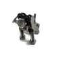 Scrap Metal Short Eared Dog Figurine, Steel Canine, Nuts and Bolts