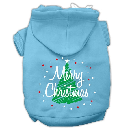 Mirage Pet 62-25-15 XLBBL Scribbled Merry Christmas Screenprint Pet Ho