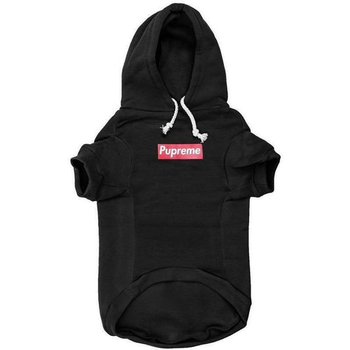 Pupreme Box Logo Hoodie | Dog Clothing