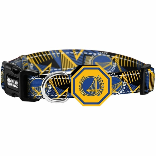 Golden State Warrios x Fresh Pawz - Hardwood | Collar