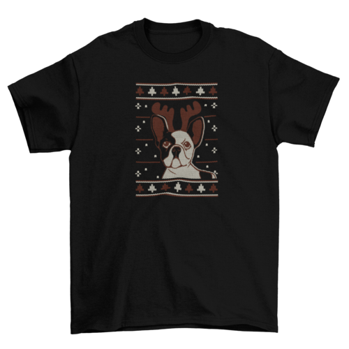 Christmas dog t-shirt