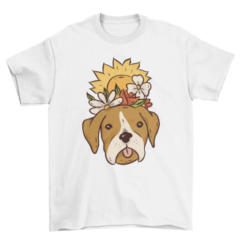 Floral Dog T-Shirt