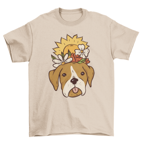 Floral Dog T-Shirt