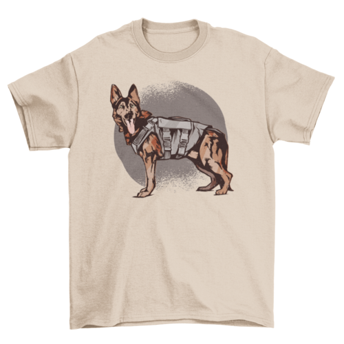 K-9 Unit German Shepherd Dog T-shirt