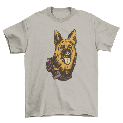 K-9 dog t-shirt design