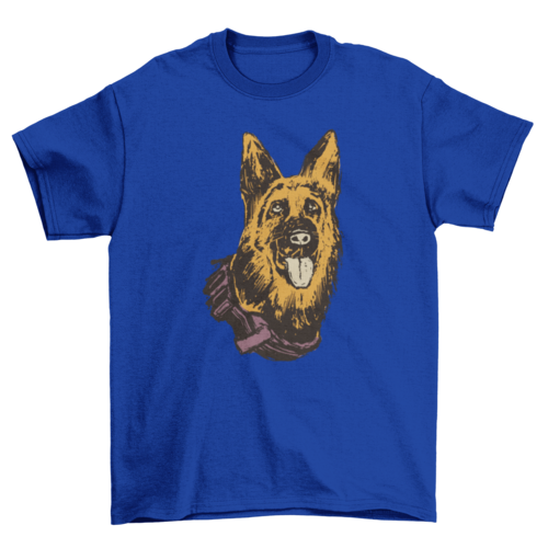 K-9 dog t-shirt design