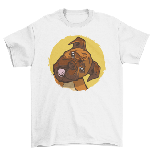 Cute boxer dog animal t-shirt