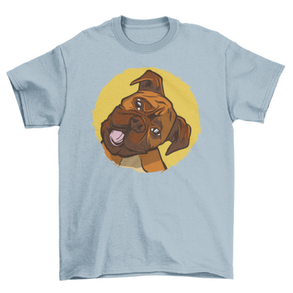 Cute boxer dog animal t-shirt