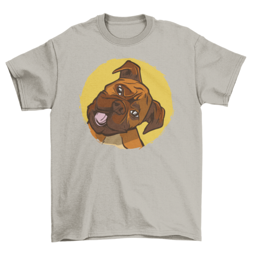 Cute boxer dog animal t-shirt