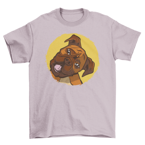 Cute boxer dog animal t-shirt