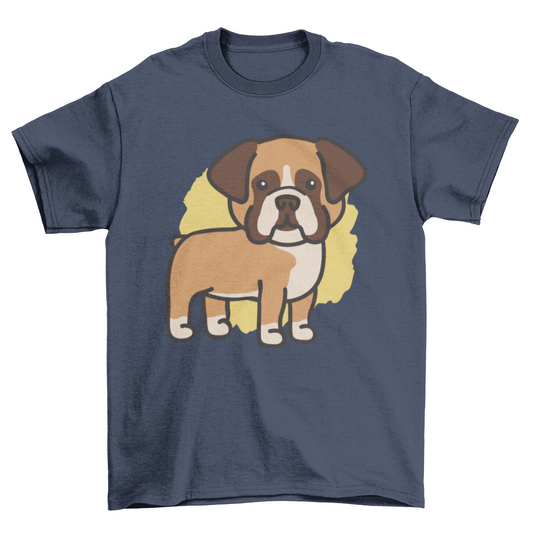 Boxer Dog T-shirt Design