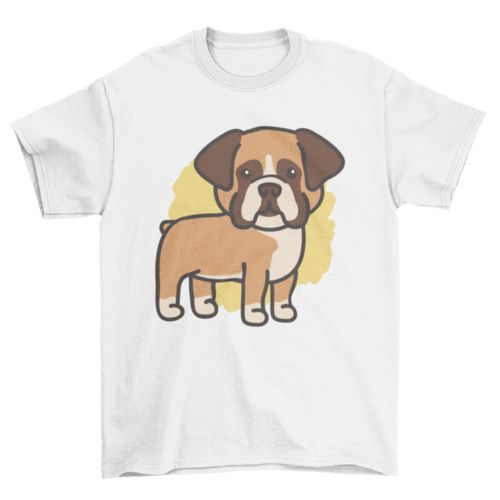 Boxer Dog T-shirt Design