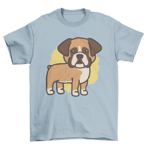 Boxer Dog T-shirt Design