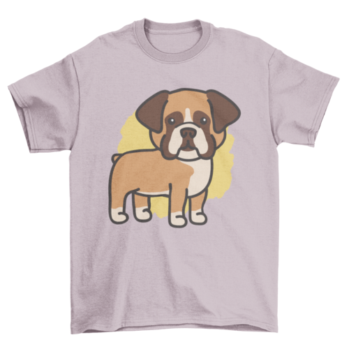 Boxer Dog T-shirt Design