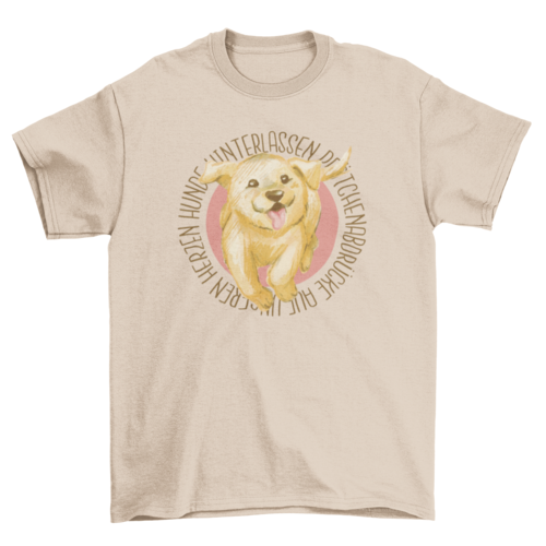 Happy Golden Retriever puppy t-shirt