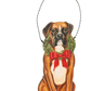 Christmas Dog Wooden Ornaments- Various Breeds