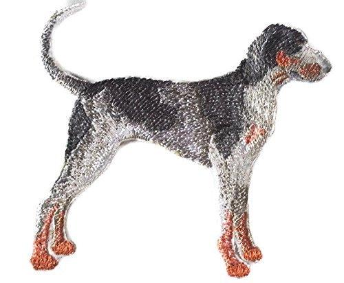 Custom Portraits [Bluetick Coonhound] Embroidery IronOn/Sew Patch