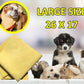 Large Pet Towel, Water Absorber 26x17 Size