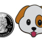 Cute Puppy Emoji – Enamel Pin for your Life