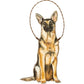Christmas Dog Wooden Ornaments- Various Breeds