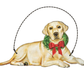 Christmas Dog Wooden Ornaments- Various Breeds