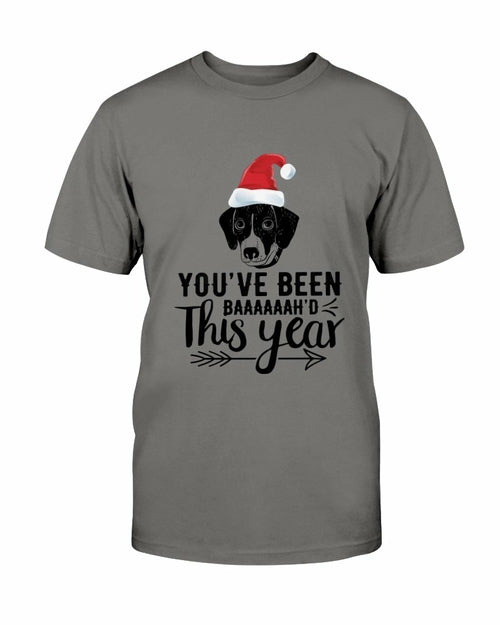 You've Been Baaaah'd This Year Christmas T Shirt