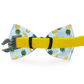 Soccer Balls Sports Dog Bow Tie Blue
